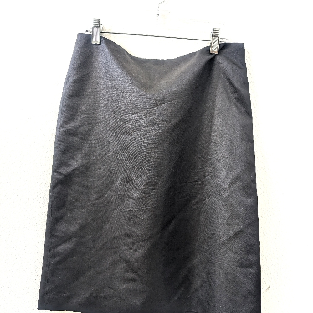 Banana Republic Silk Skirt Pencil Black‎ 4